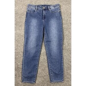 Talbots Flawless High Rise Jegging Crop Jeans Women 8 Medium Wash
